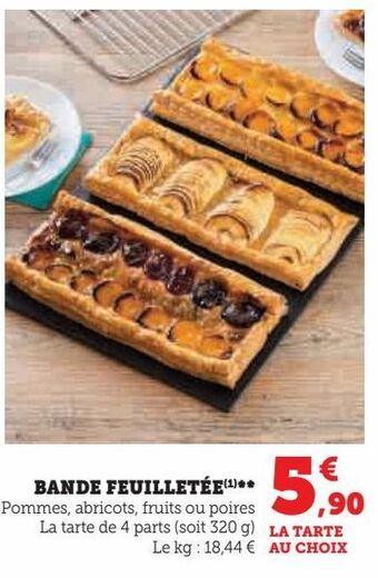 Super U Bande feuilletée offre