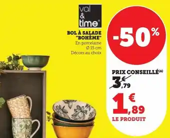 Super U Bol à salade boheme offre