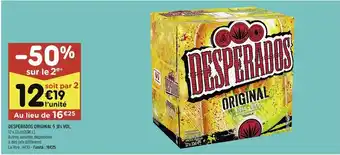 Leader Price Desperados original 5.9% vol offre