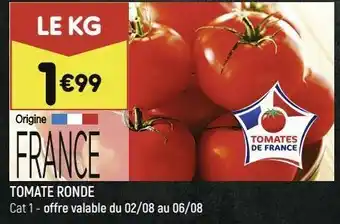 Leader Price Tomate ronde offre