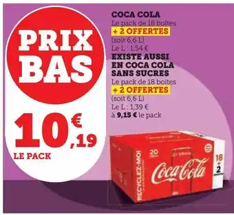 Hyper U Coca cola offre
