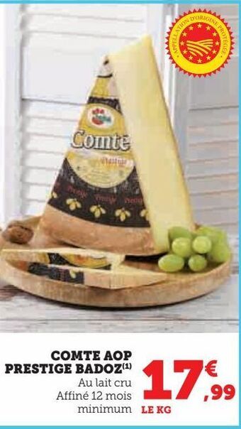 Hyper U Comte aop prestige badoz offre