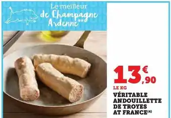 Hyper U Véritable andouillette de troyes at france offre