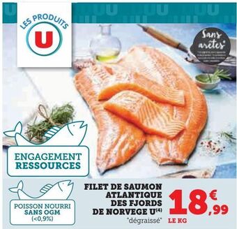 Hyper U Filet de saumon atlantique des fjords de norvege u offre