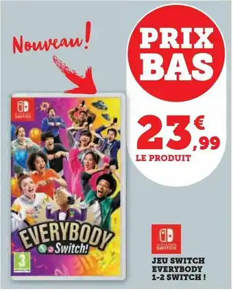 Hyper U Jeu switch everybody 1-2 switch ! offre