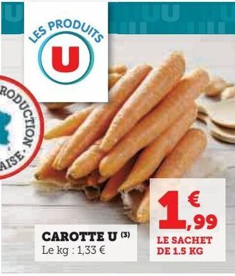 Hyper U Carotte u offre