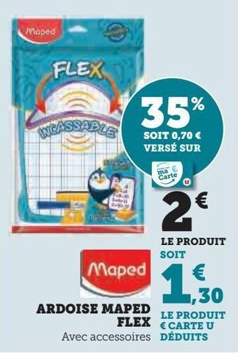 Hyper U Ardoise maped flex offre