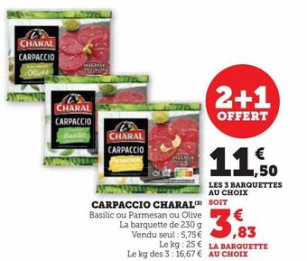 U Express Carpaccio charal offre