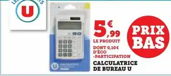 Hyper U Calculatrice de bureau u offre