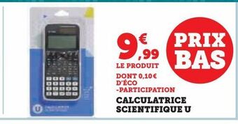 Hyper U Calculatrice scientifique u offre