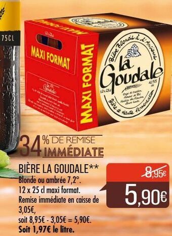 Match Bière la goudale offre