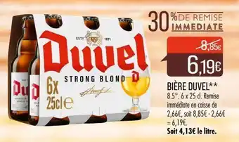Match Bière duvel offre