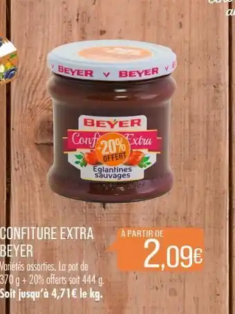 Match Confiture extra beyer offre