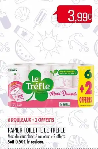 Match Papier toilette le trefle offre