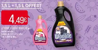 Match Lessive liquide woolite offre