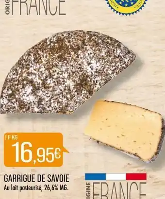 Match Garrigue de savoie offre