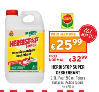 Trafic Herbistop Super Desherbant offre
