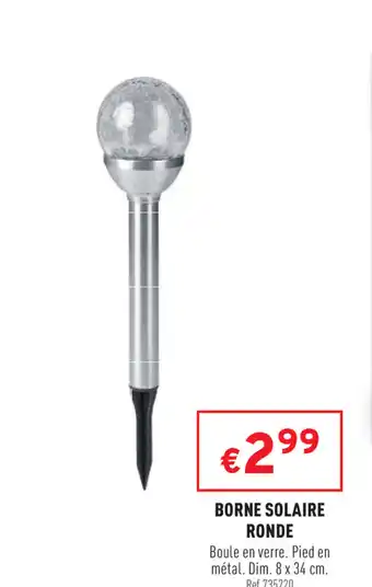 Trafic Borne solaire Ronde offre