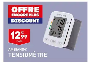 ALDI Ambiano tensiomètre offre