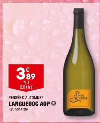 ALDI Pensée d’automne languedoc aop offre