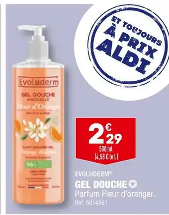 ALDI Evoluderm gel douche offre