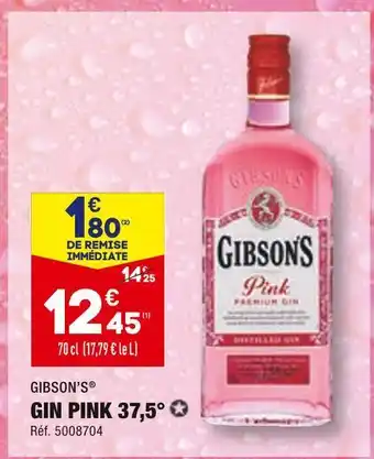 Gibsonâs gin pink 37,5°