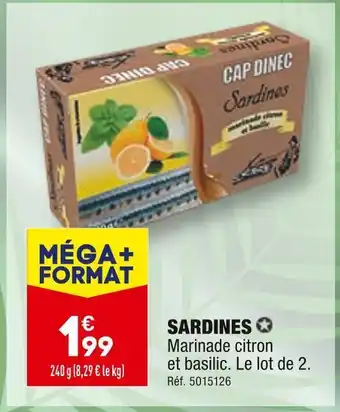 ALDI Cap dinec sardines offre
