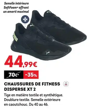 Sport 2000 Puma chaussures de fitness disperse xt 2 offre
