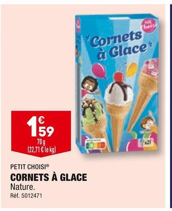 ALDI Petit choisi cornets à glace offre