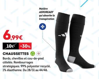 Sport 2000 Adidas chaussettes offre