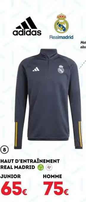 Sport 2000 Adidas haut d’entraînement real madrid offre