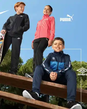 Sport 2000 Nike / puma / umbro le survêtement junior offre