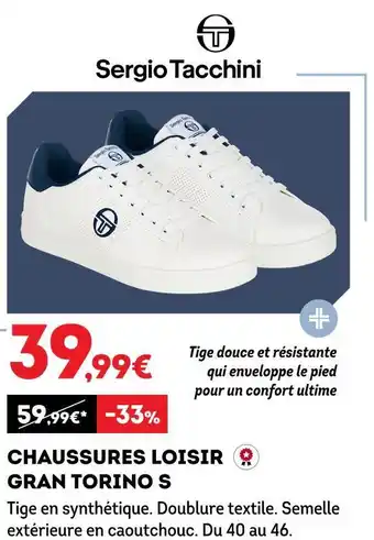 Sport 2000 Sergiotacchini chaussures loisir gran torino s offre