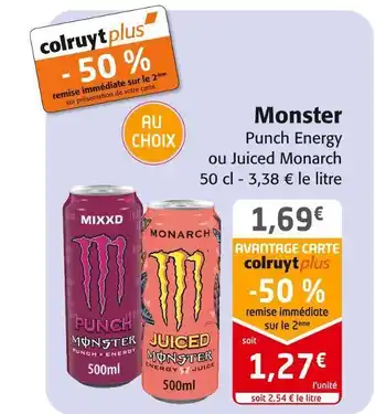 Colruyt Monster monster offre