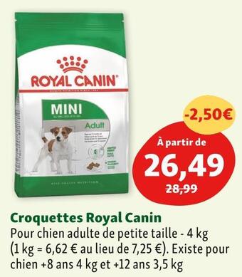 Maxi Zoo Royal canin croquettes offre
