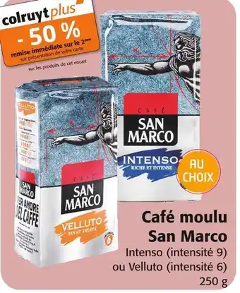 Colruyt San marco café moulu offre