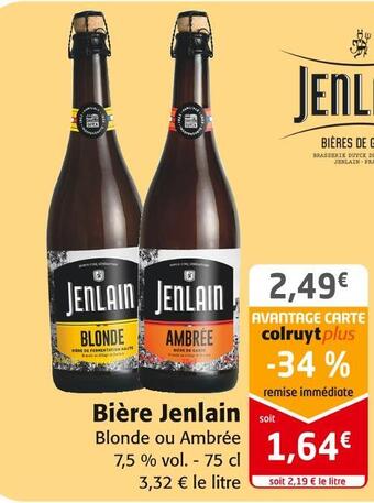 Colruyt Jenlain bière offre