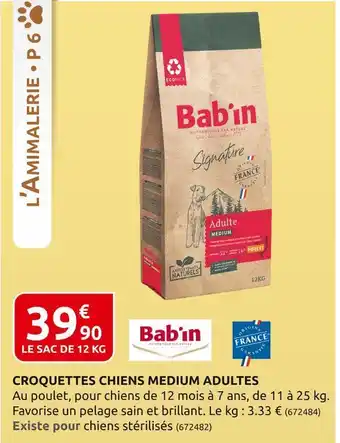 Rural Master Croquettes chiens medium adultes offre