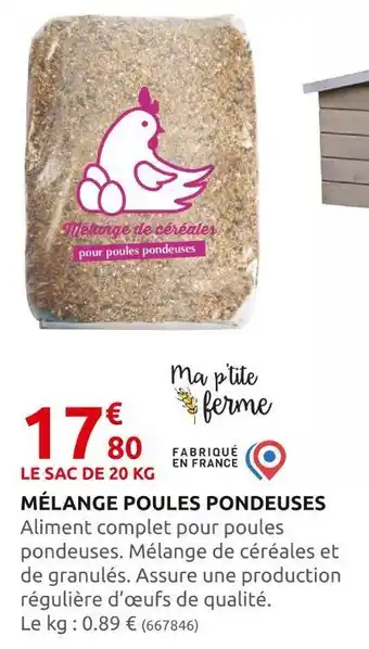 Rural Master Mélange poules pondeuses offre