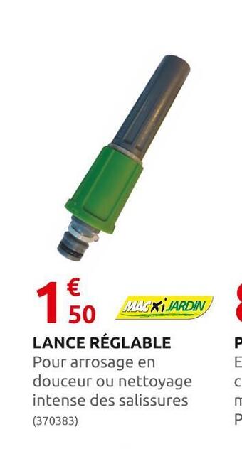 Rural Master Macxi jardin lance réglable offre
