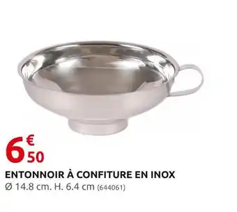 Entonnoir à confiture en inox