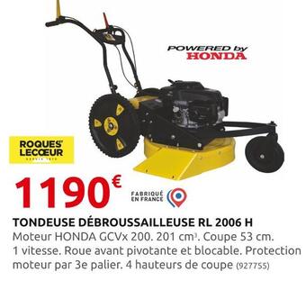 Rural Master Honda tondeuse débroussailleuse rl 2006 h offre
