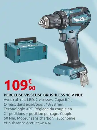 Rural Master Makita perceuse visseuse brushless 18 v nue offre