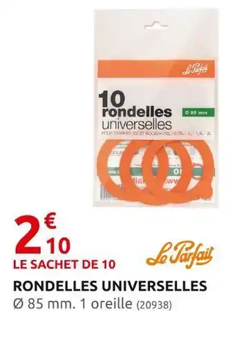 Le parfait rondelles universelles