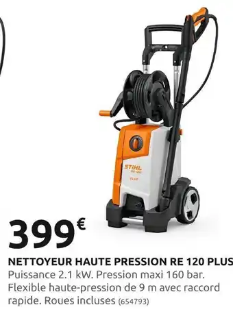 Rural Master Stihl nettoyeur haute pression re 120 plus offre
