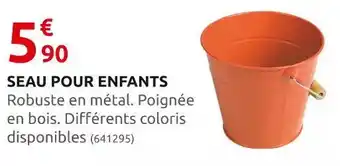 Rural Master Seau pour enfants offre