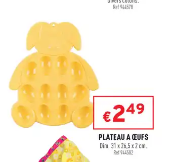 Trafic Plateau A œufs offre