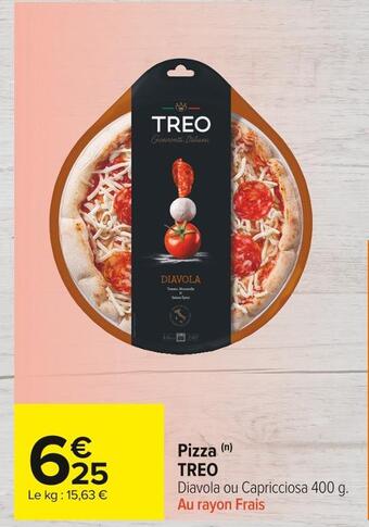 Carrefour Market Treo pizza offre