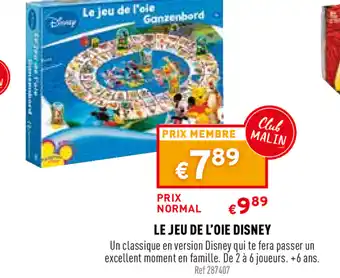 Trafic Le Jeu De L'Oie disney offre