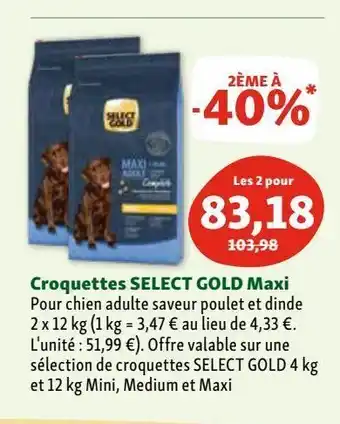 Maxi Zoo Croquettes pour chien offre